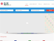 Tablet Screenshot of enmibarrio.com